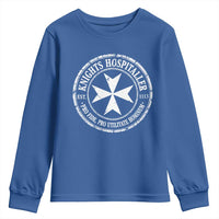 Knights Hospitaller Youth Sweatshirt Pro Fide Pro Utilitate Hominum est 1113 Maltese Catholic Christian