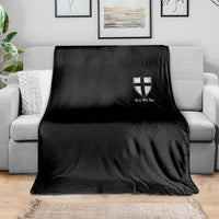 Teutonic Order Flag Cross Gott Mit Uns Throw Blanket Knight Insignia Arms Shield