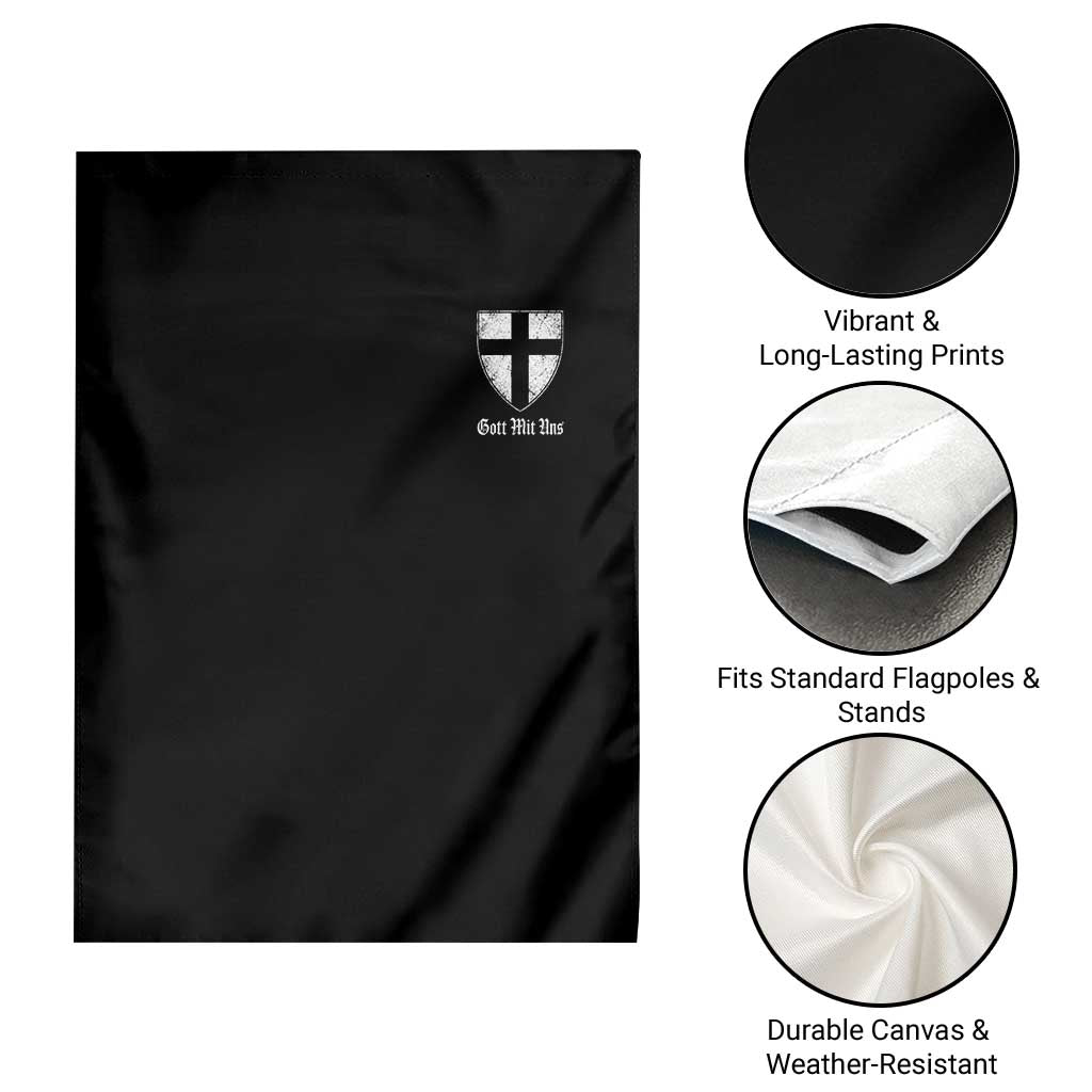 Teutonic Order Flag Cross Gott Mit Uns Garden Flag Knight Insignia Arms Shield