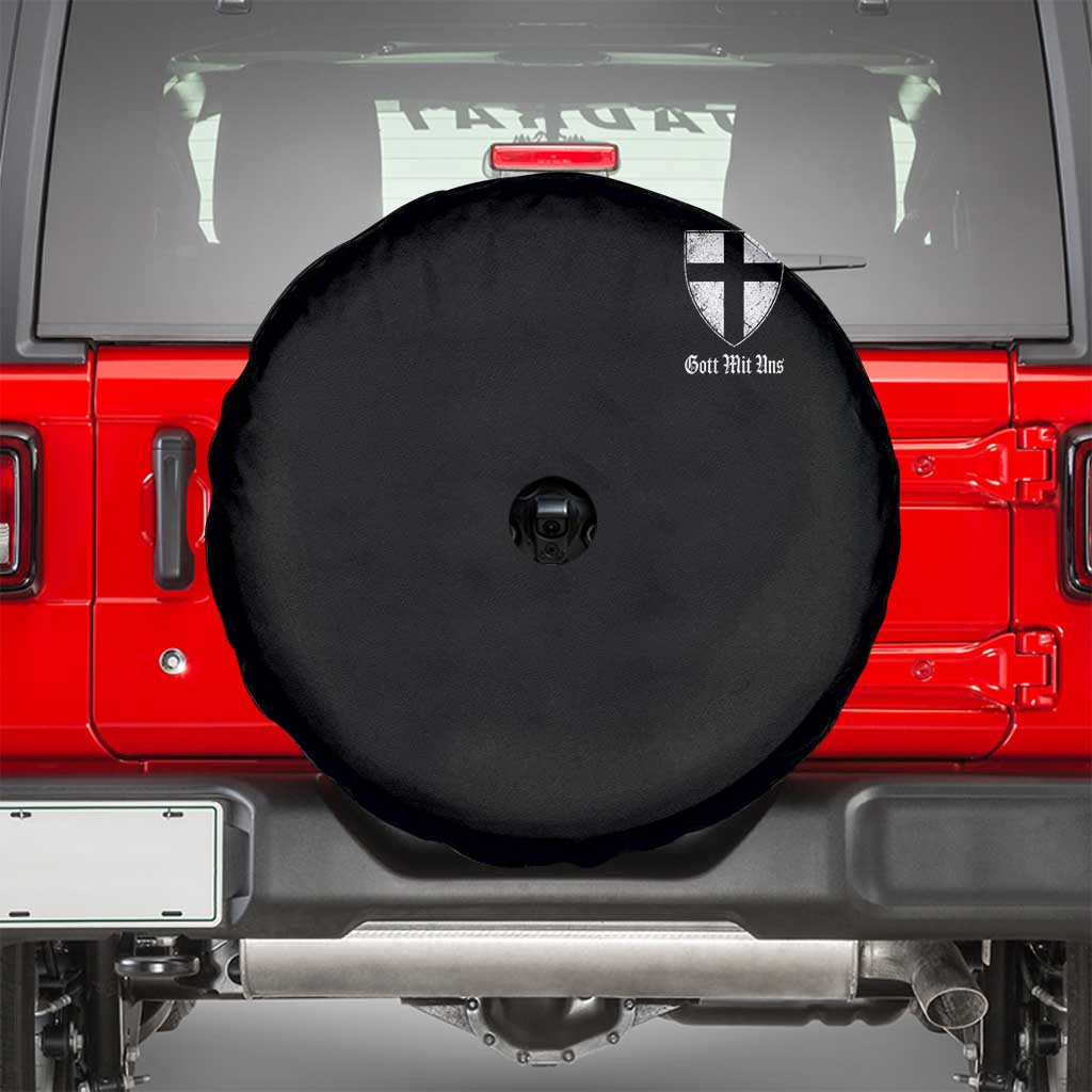 Teutonic Order Flag Cross Gott Mit Uns Spare Tire Cover Knight Insignia Arms Shield