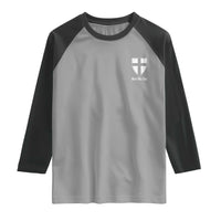 Teutonic Order Flag Cross Gott Mit Uns Raglan Shirt Knight Insignia Arms Shield