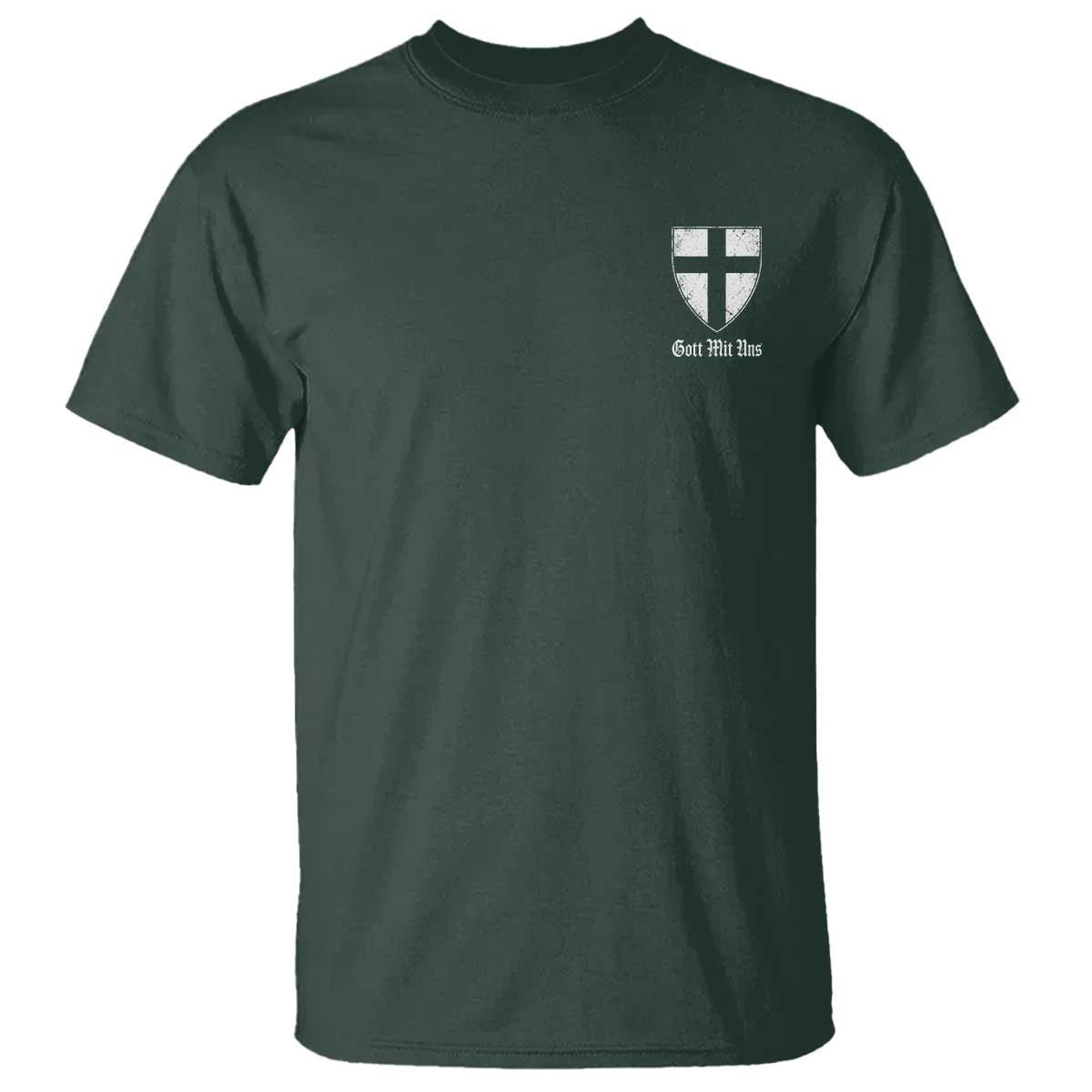 Teutonic Order Flag Cross Gott Mit Uns T Shirt Knight Insignia Arms Shield