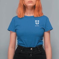 Teutonic Order Flag Cross Gott Mit Uns T Shirt For Women Knight Insignia Arms Shield