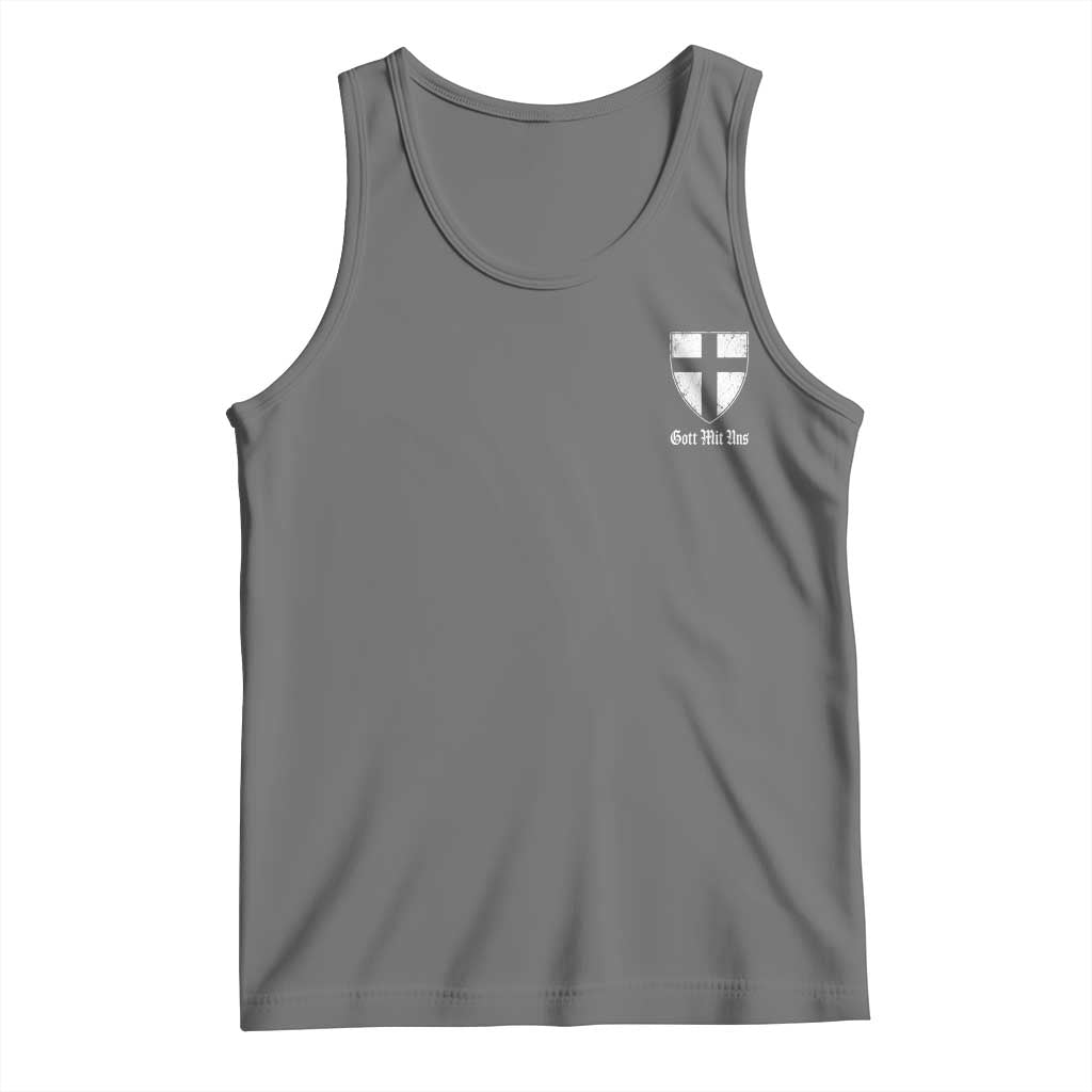Teutonic Order Flag Cross Gott Mit Uns Tank Top Knight Insignia Arms Shield