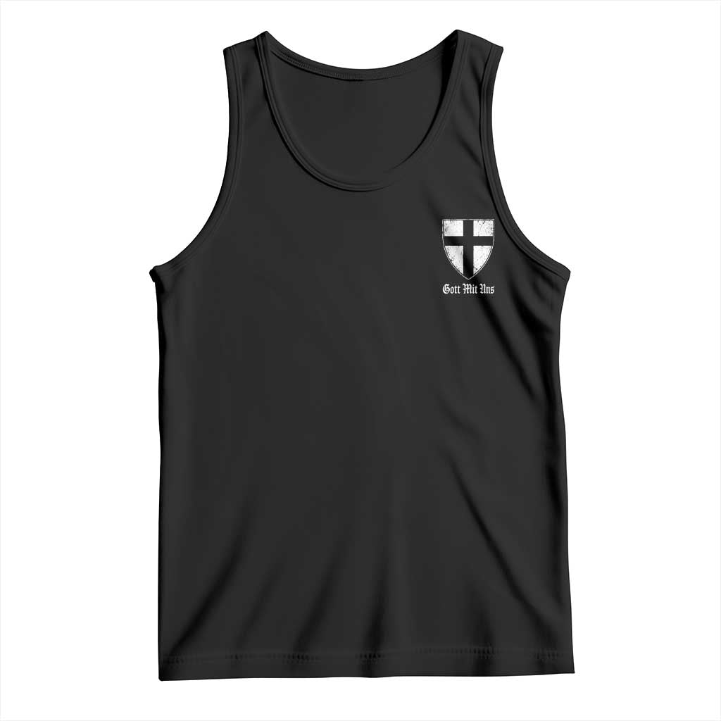 Teutonic Order Flag Cross Gott Mit Uns Tank Top Knight Insignia Arms Shield