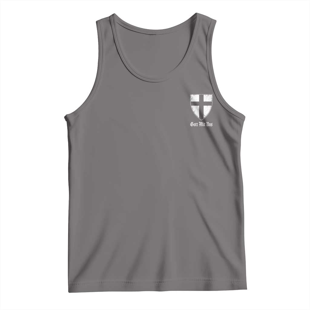 Teutonic Order Flag Cross Gott Mit Uns Tank Top Knight Insignia Arms Shield