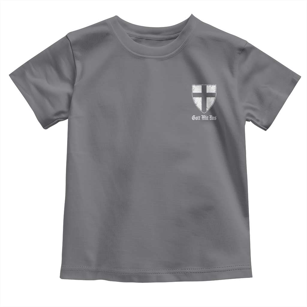 Teutonic Order Flag Cross Gott Mit Uns Toddler T Shirt Knight Insignia Arms Shield