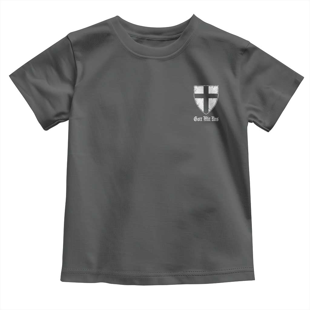 Teutonic Order Flag Cross Gott Mit Uns Toddler T Shirt Knight Insignia Arms Shield