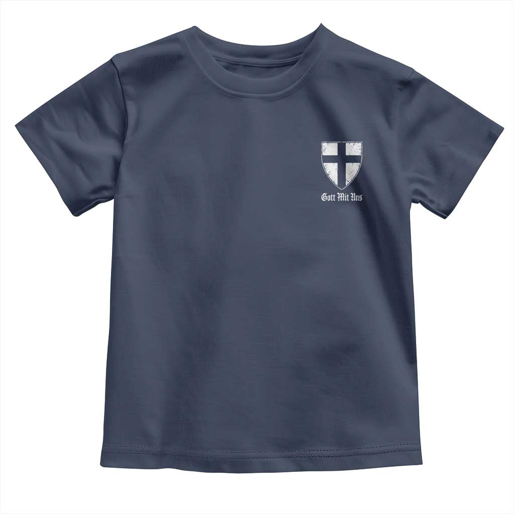 Teutonic Order Flag Cross Gott Mit Uns Toddler T Shirt Knight Insignia Arms Shield