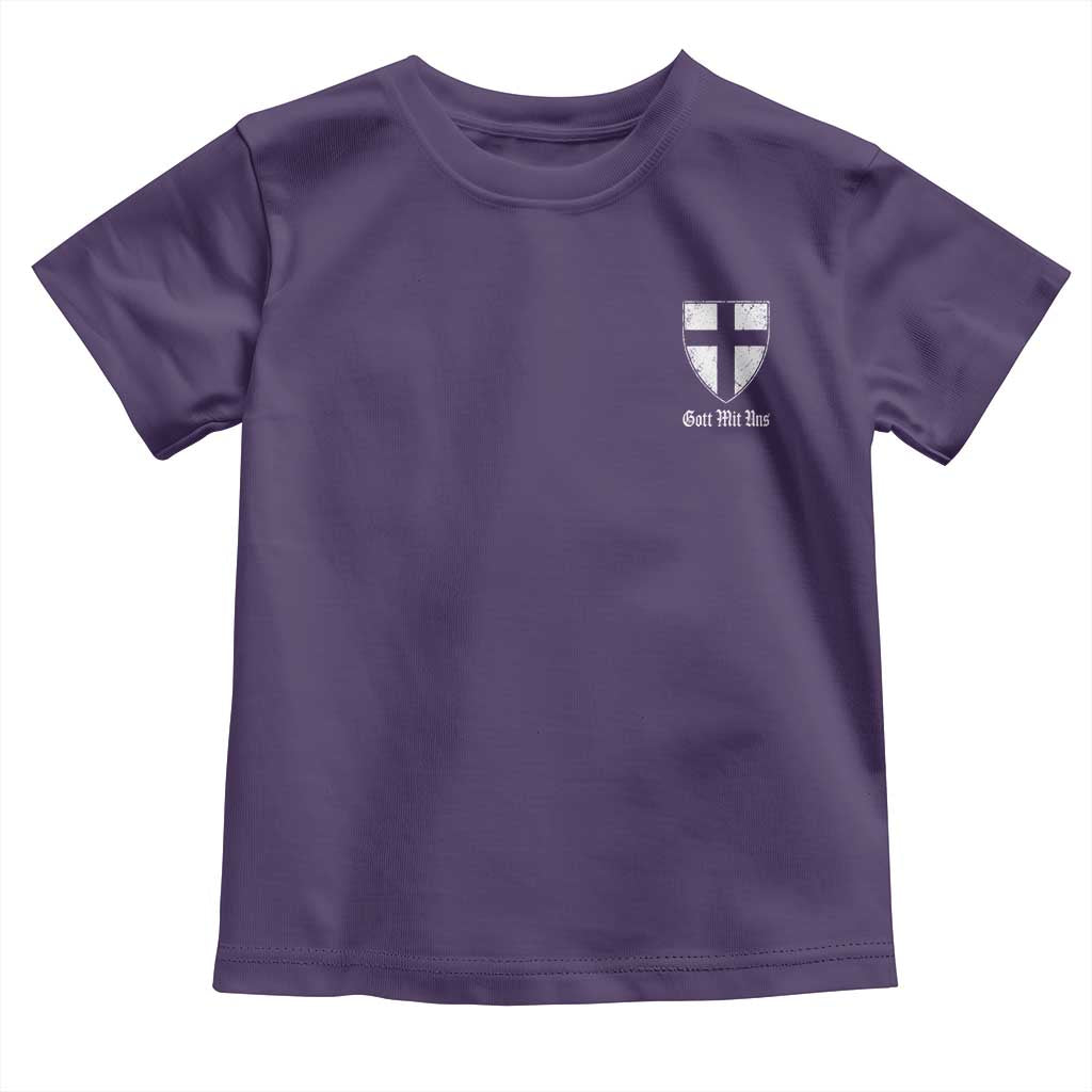 Teutonic Order Flag Cross Gott Mit Uns Toddler T Shirt Knight Insignia Arms Shield