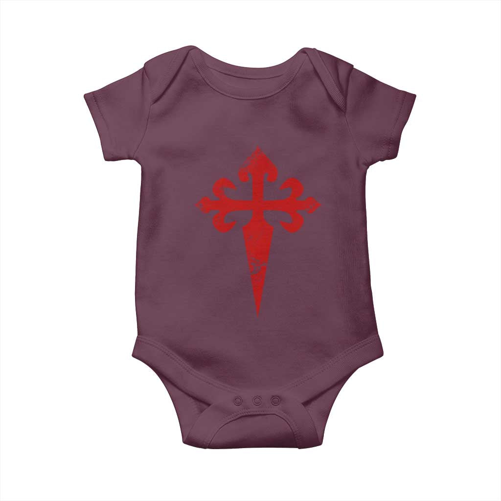 Vintage Cross of St James Order of Santiago Baby Onesie