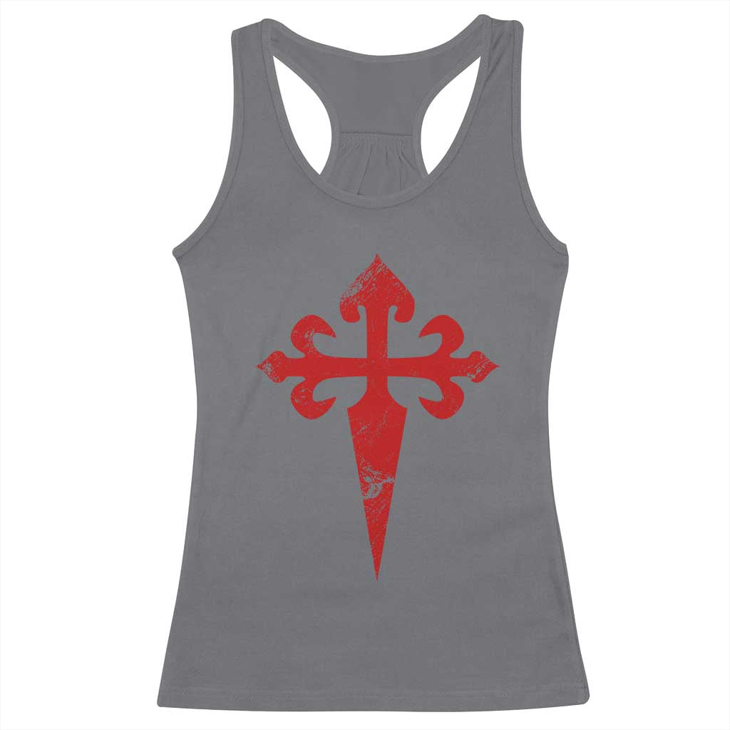 Vintage Cross of St James Order of Santiago Racerback Tank Top