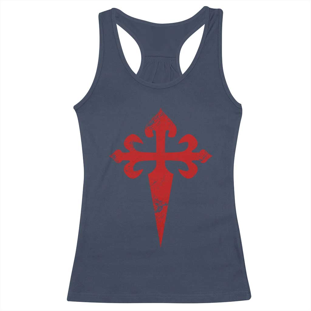 Vintage Cross of St James Order of Santiago Racerback Tank Top