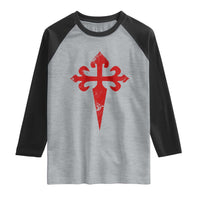 Vintage Cross of St James Order of Santiago Raglan Shirt