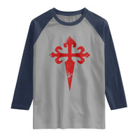 Vintage Cross of St James Order of Santiago Raglan Shirt