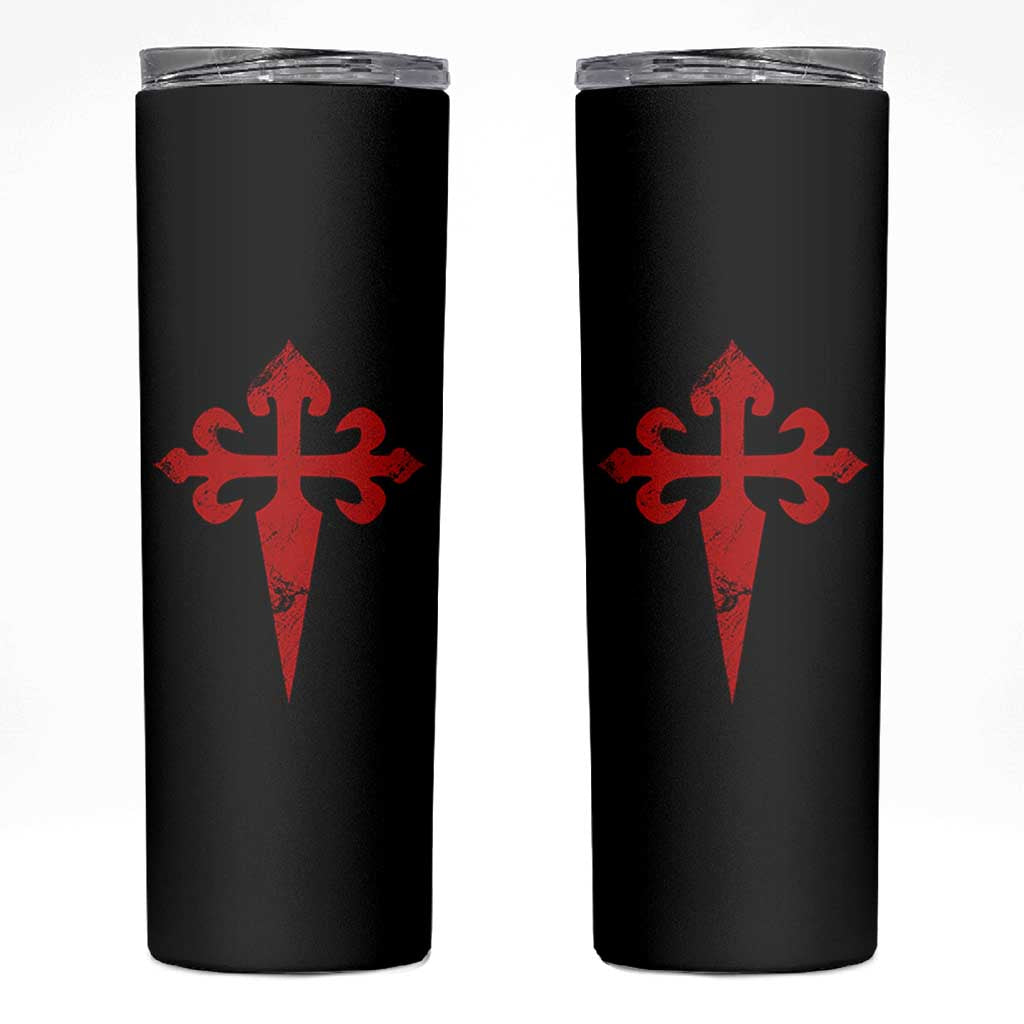Vintage Cross of St James Order of Santiago Skinny Tumbler