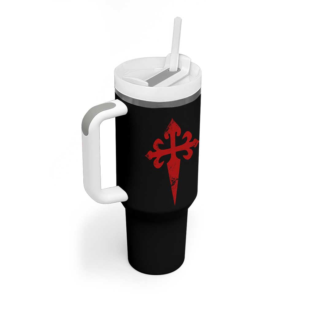 Vintage Cross of St James Order of Santiago Tumbler With Handle