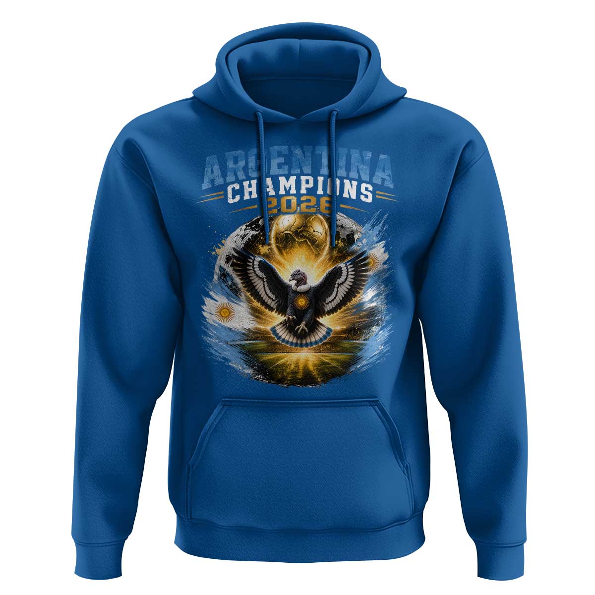 Argentina Champions 2026 Hoodie Proud Argentinian Football Fan