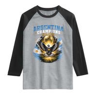 Argentina Champions 2026 Raglan Shirt Proud Argentinian Football Fan
