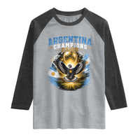 Argentina Champions 2026 Raglan Shirt Proud Argentinian Football Fan