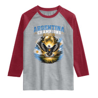 Argentina Champions 2026 Raglan Shirt Proud Argentinian Football Fan