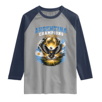 Argentina Champions 2026 Raglan Shirt Proud Argentinian Football Fan