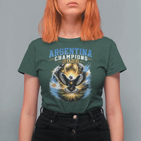 Argentina Champions 2026 T Shirt For Women Proud Argentinian Football Fan
