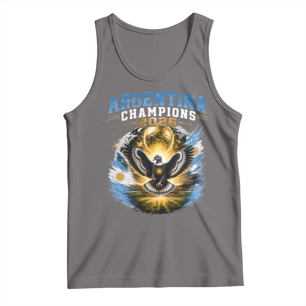 Argentina Champions 2026 Tank Top Proud Argentinian Football Fan