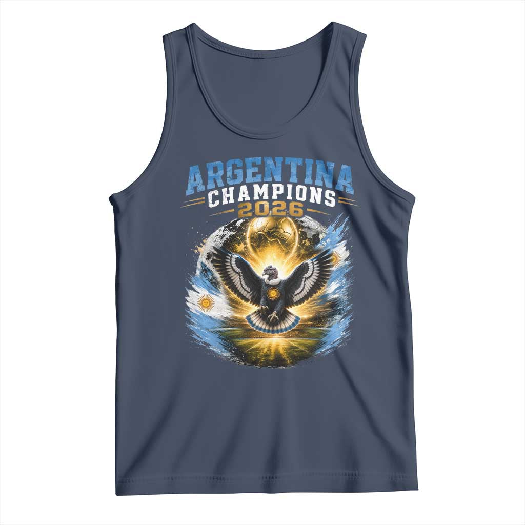 Argentina Champions 2026 Tank Top Proud Argentinian Football Fan