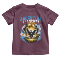 Argentina Champions 2026 Toddler T Shirt Proud Argentinian Football Fan