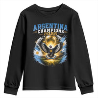 Argentina Champions 2026 Youth Sweatshirt Proud Argentinian Football Fan