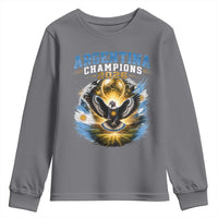 Argentina Champions 2026 Youth Sweatshirt Proud Argentinian Football Fan