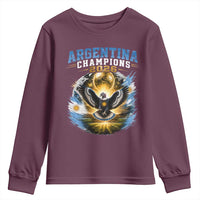 Argentina Champions 2026 Youth Sweatshirt Proud Argentinian Football Fan