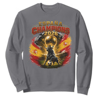Espana Champions 2026 Sweatshirt Spain Football Fan Spanish Bull Graphic