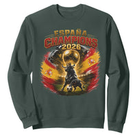 Espana Champions 2026 Sweatshirt Spain Football Fan Spanish Bull Graphic