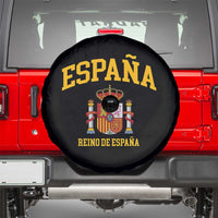 Spain Reino De Espana Spare Tire Cover Vintage Spanish Flag Coat of Arms