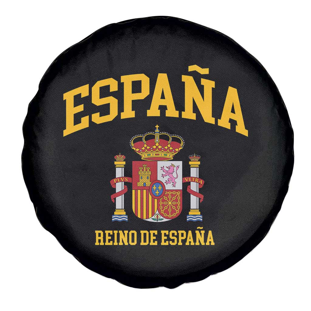 Spain Reino De Espana Spare Tire Cover Vintage Spanish Flag Coat of Arms