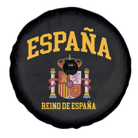 Spain Reino De Espana Spare Tire Cover Vintage Spanish Flag Coat of Arms