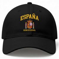 Spain Reino De Espana Baseball Cap Vintage Spanish Flag Coat of Arms