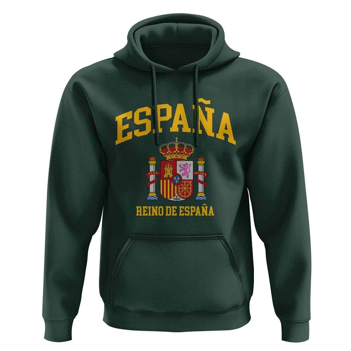Spain Reino De Espana Hoodie Vintage Spanish Flag Coat of Arms