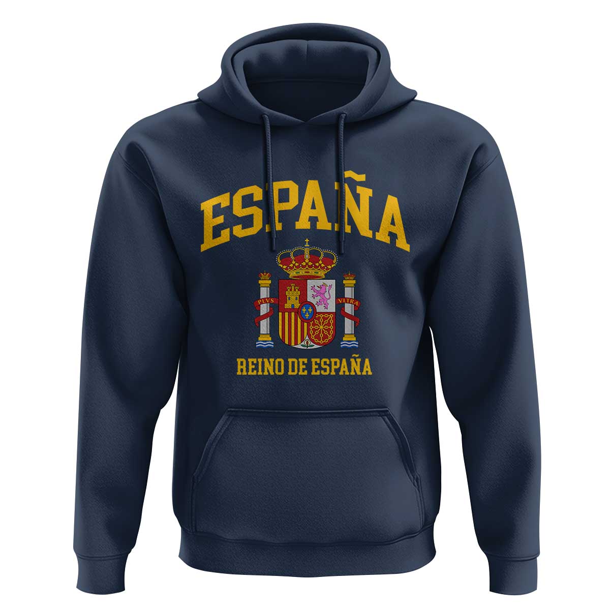 Spain Reino De Espana Hoodie Vintage Spanish Flag Coat of Arms