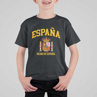 Spain Reino De Espana T Shirt For Kid Vintage Spanish Flag Coat of Arms