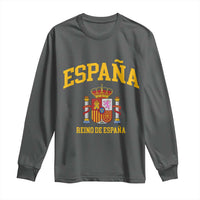 Spain Reino De Espana Long Sleeve Shirt Vintage Spanish Flag Coat of Arms