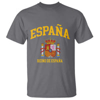 Spain Reino De Espana T Shirt Vintage Spanish Flag Coat of Arms