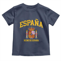 Spain Reino De Espana Toddler T Shirt Vintage Spanish Flag Coat of Arms