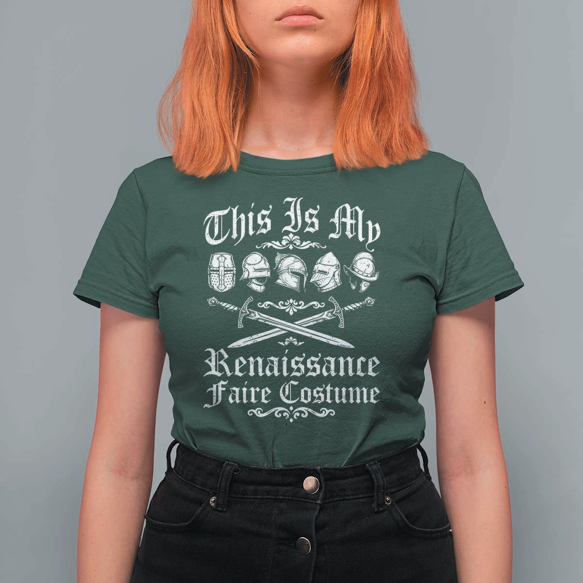 This Is My Renaissance Faire Costume T Shirt For Women Funny Medieval History Lover Festival