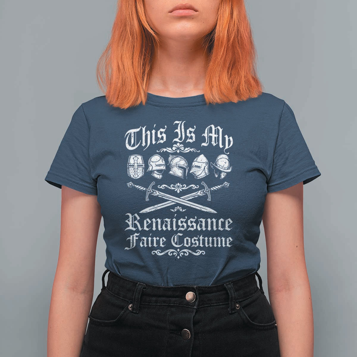This Is My Renaissance Faire Costume T Shirt For Women Funny Medieval History Lover Festival