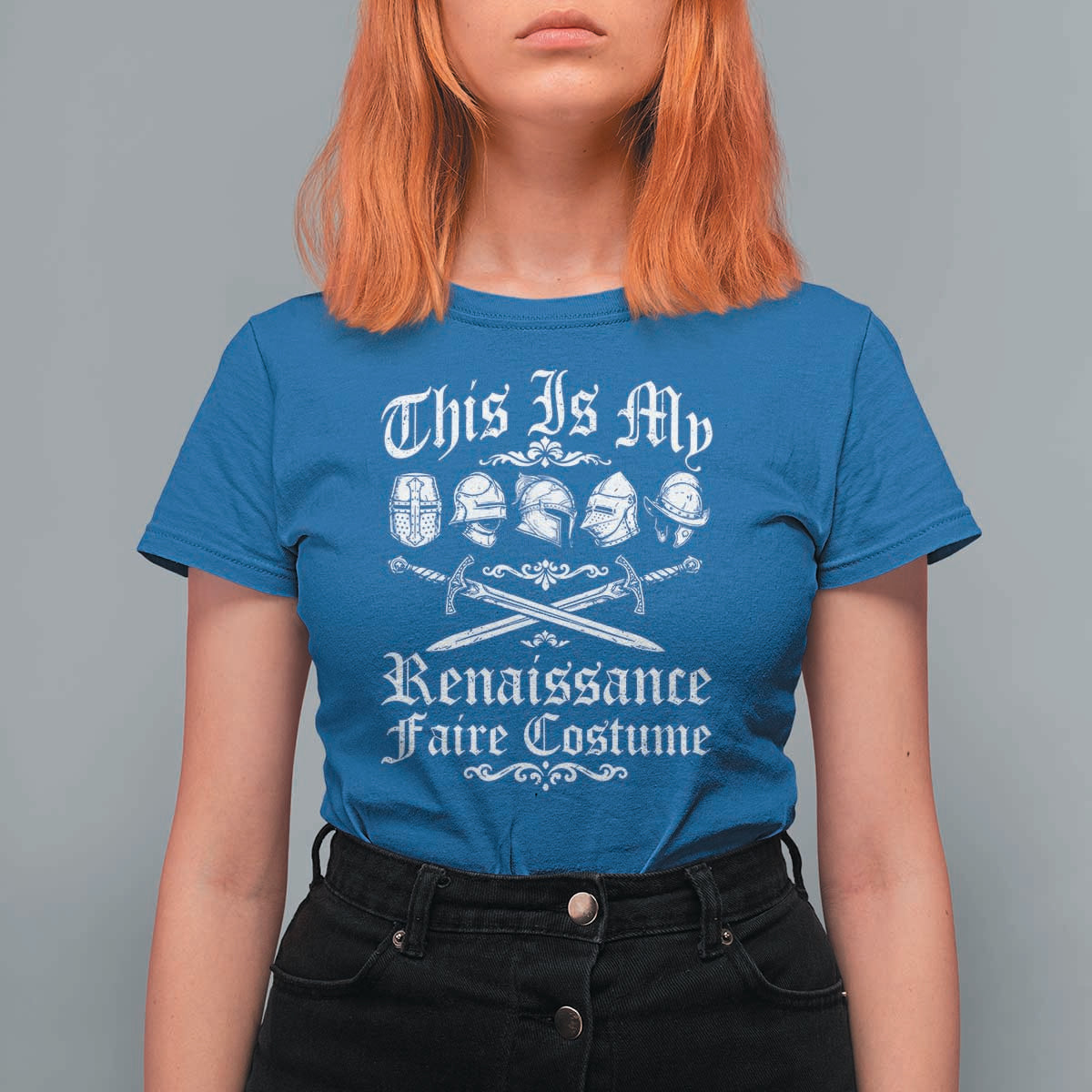This Is My Renaissance Faire Costume T Shirt For Women Funny Medieval History Lover Festival
