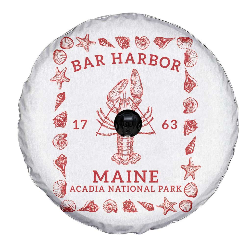 Bar Harbor Maine Lobster Acadia National Park 1763 Spare Tire Cover