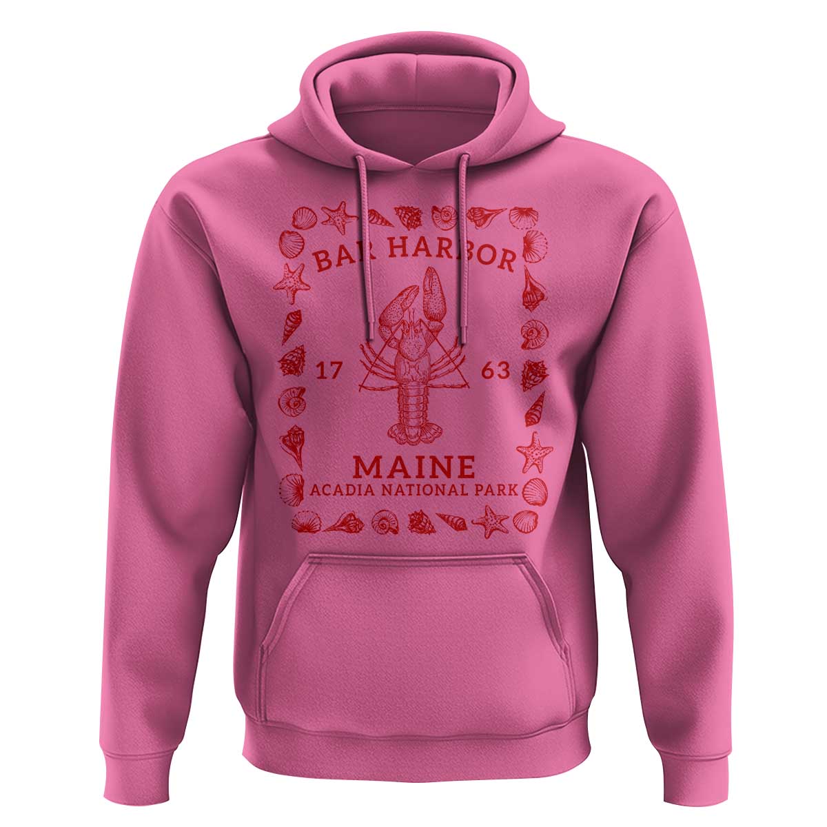 Bar Harbor Maine Lobster Acadia National Park 1763 Hoodie